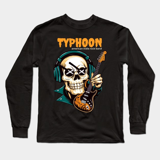 Typhoon Long Sleeve T-Shirt by mid century icons